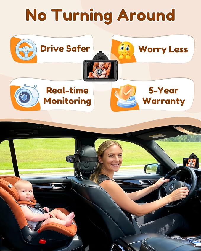 Rohent Baby Car Camera HD 1080P - Image 2