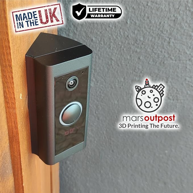 Video Doorbell Corner Mount for Doorbell Wired Corners Mounting Bracket 45 - Image 6