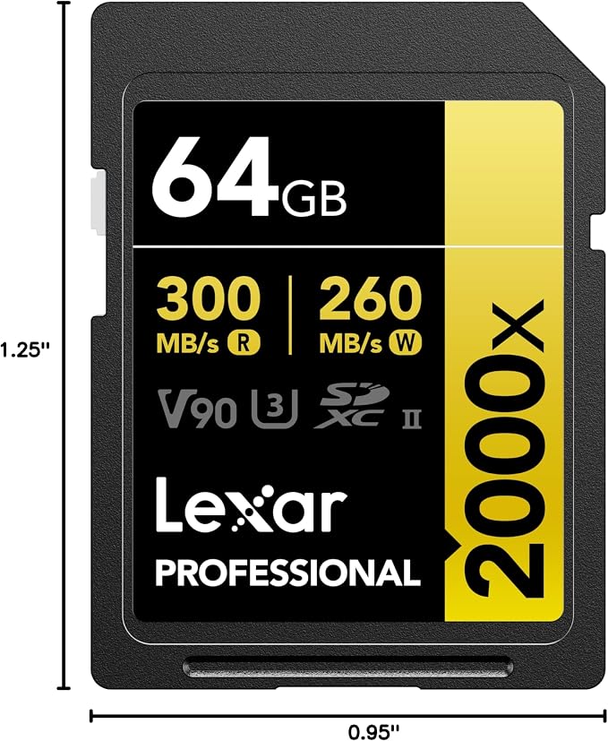 Lexar 64GB Professional 2000x SD Card, Full HD, - Image 8