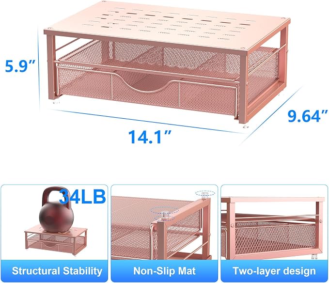 gianotter Computer Monitor Stand Riser, office organizer - Image 5