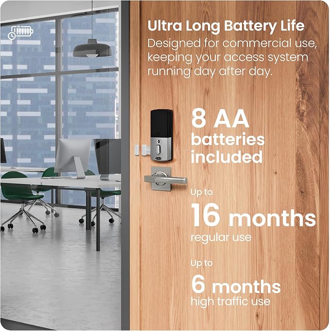 Lockly Guard Secure Pro Platinum Deadbolt PGD728WPU Commercial Smart Lock – - Image 4