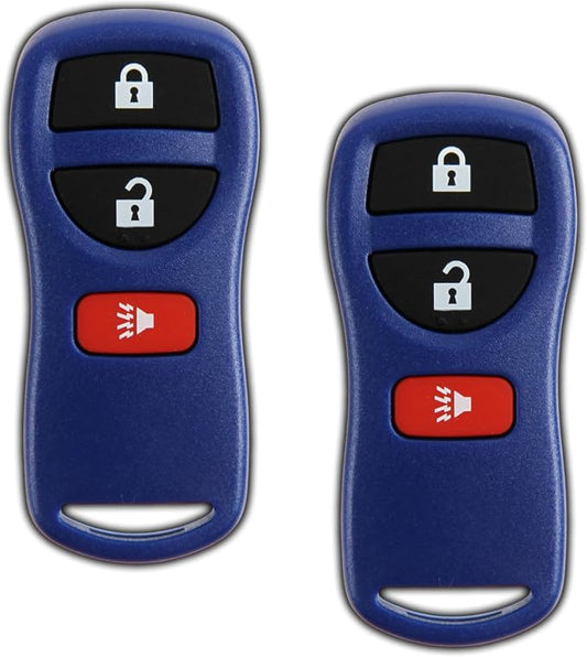 2X KeylessOption Key Fob for 2002 2003 2004 2005 2006 2007 2008 2009 2010 2011 by KeylessOption