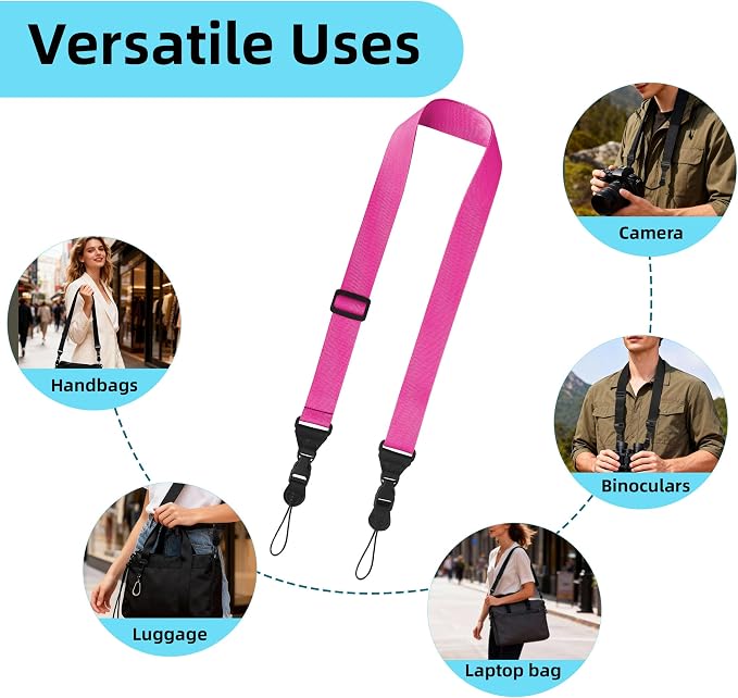 Adjustable Shoulder Strap:Comfortable iPad Strap Nylon Neck Lanyard - Image 8