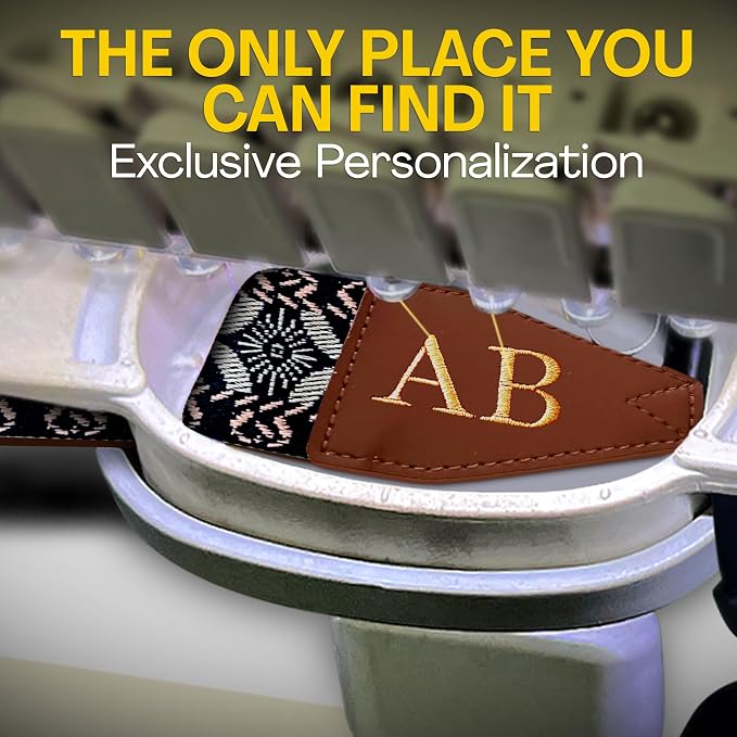 Art Tribute Custom Camera Strap Golden Embroidey - Image 4