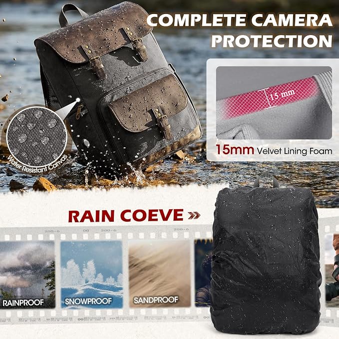 RAINSMORE Camera Bag Professional - Image 5