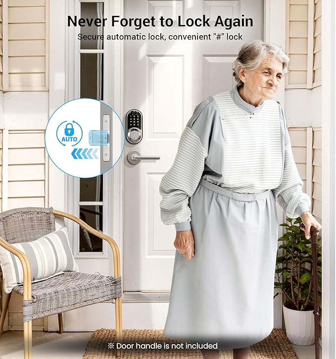 Veise RZ06 Smart Lock for Front Door - Image 3