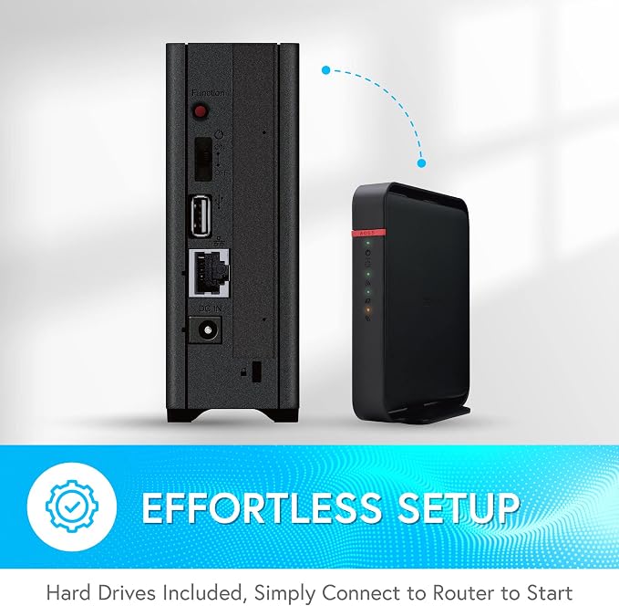 BUFFALO LinkStation 210 6TB 1-Bay NAS Network Attached Storage - Image 4