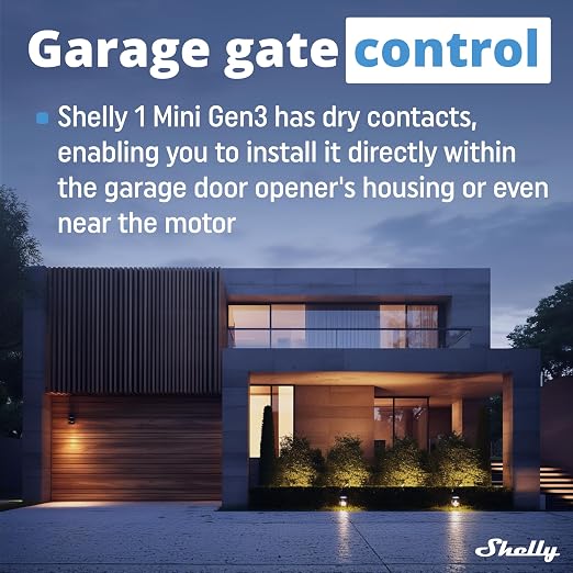 Shelly 1 Mini Gen3, WiFi & Matter Smart Relay Switch - Image 7