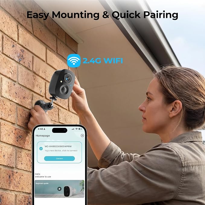 Security Cameras Wireless Outdoor 2K WiFi Wireless Camera Battery Powered - Image 8