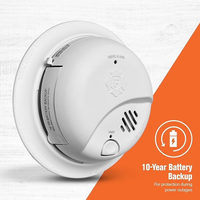 First Alert SMI105-AC, Interconnect Hardwire Smoke Alarm - Image 2