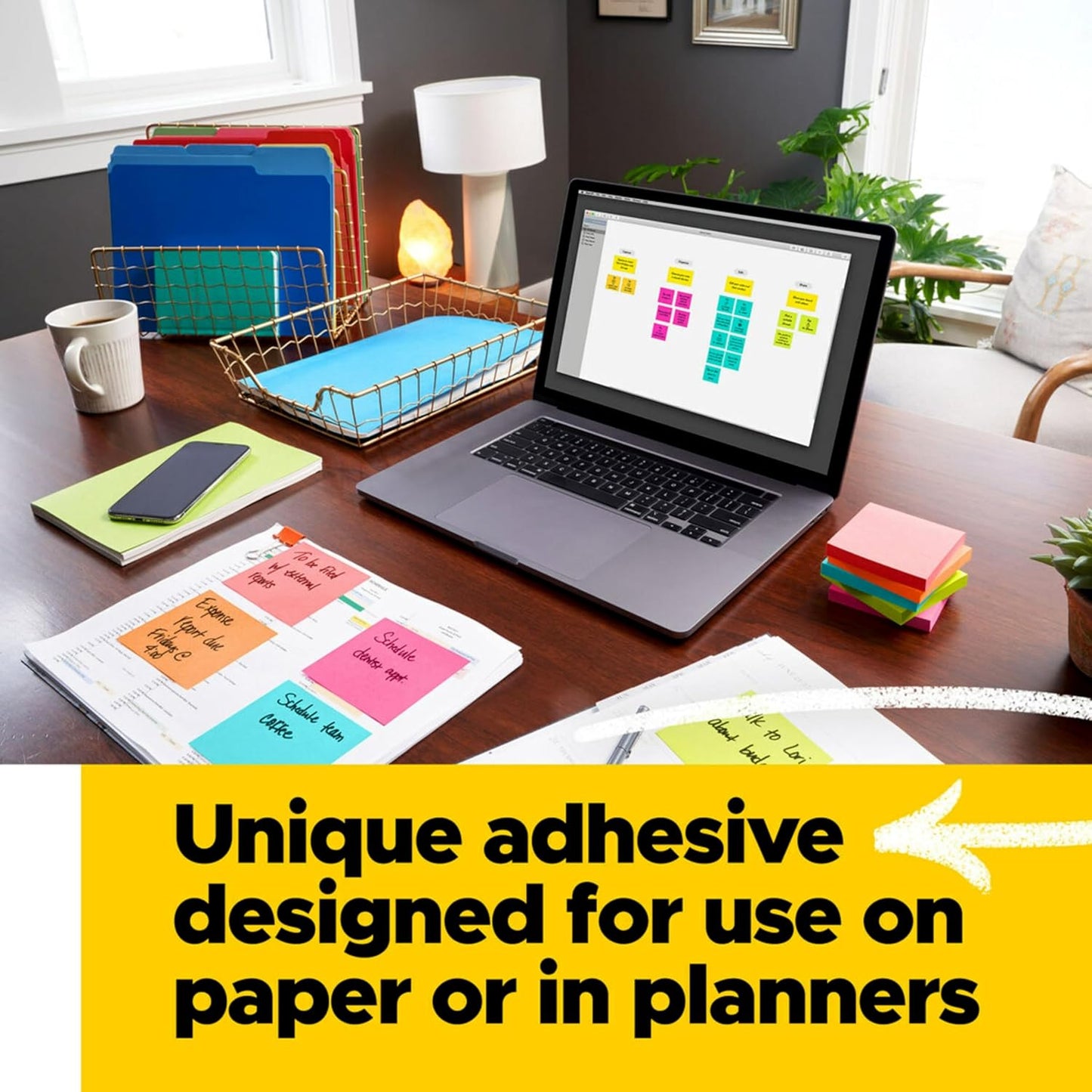 Post-it Pop-up Notes 3x3 in, 12 Pads, America's’s #1 Favorite Sticky Notes, Alternating Colors, Poptimistic Collection. Clean Removal, Recyclable (R330-N-ALT)