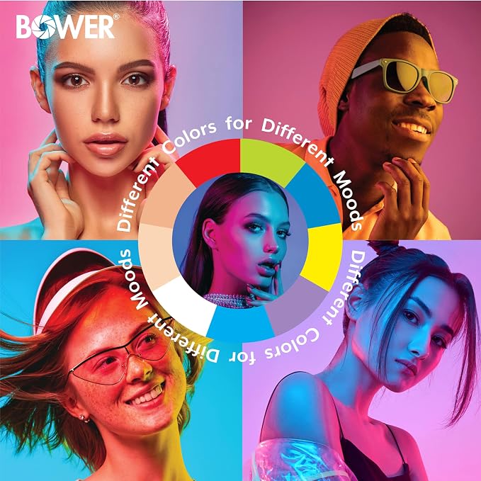 Bower 10 inch RGB Selfie Desktop Ring Light Stand Studio Kit - Image 4