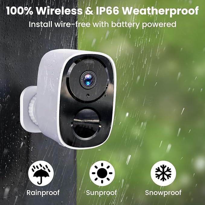 2026 Upgraded 2K Security Cameras Wireless Outdoor, Free Cloud Storage - Image 7