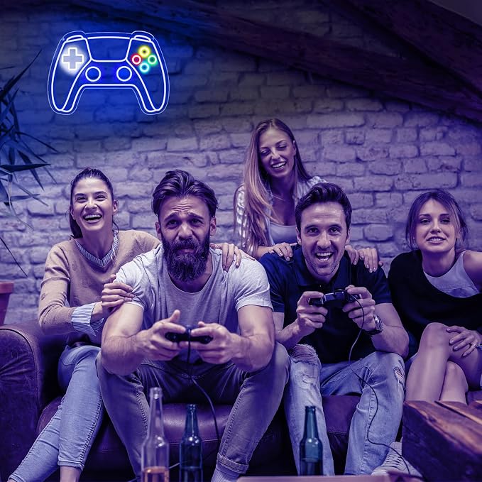 Gamer Neon Sign, Gamepad Shaped LED Neon Sign - Image 5