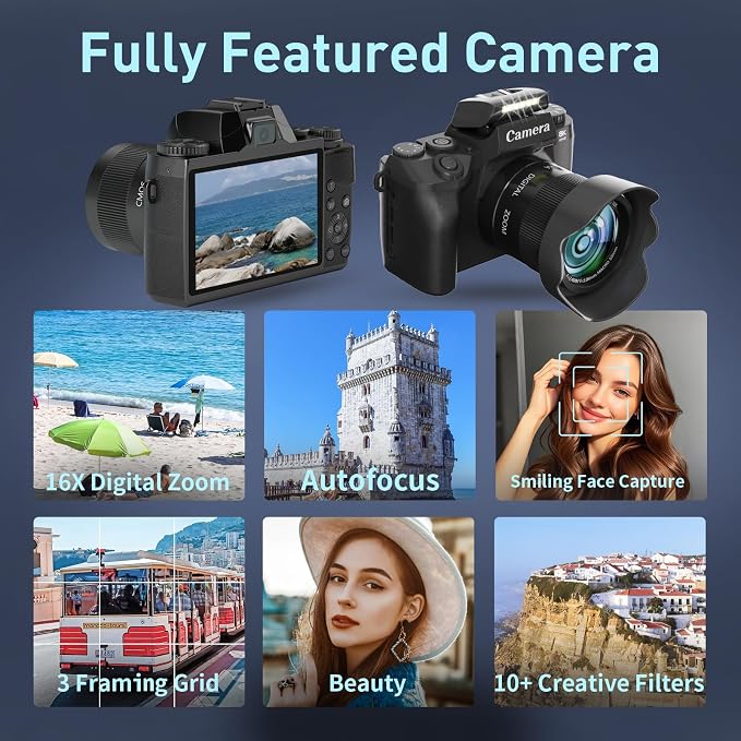 8K Digital Camera, 64MP WiFi Cameras - Image 6