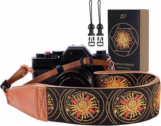 Padwa Lifestyle Yellow Sun God Camera Strap by PadwaLifestyleCameraStrap
