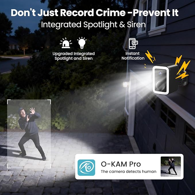 2026 Upgraded 2K Security Cameras Wireless Outdoor, AI Motion Detection & - Image 3
