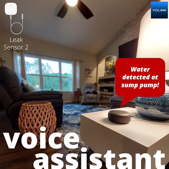 YoLink Water Leak Sensor 2, 1/4 Mile World's Longest Range Smart Home Water - Image 8