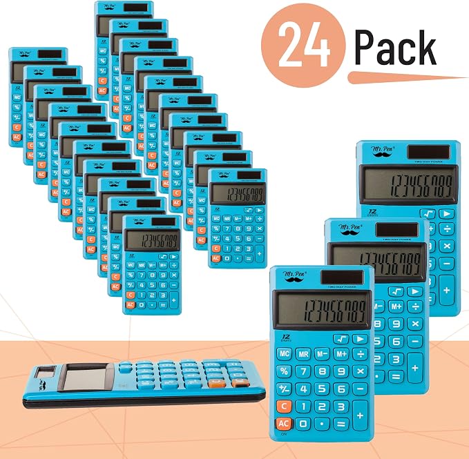 Mr. Pen- Standard Function Calculator, 24 Pack, 12 Digits - Image 2