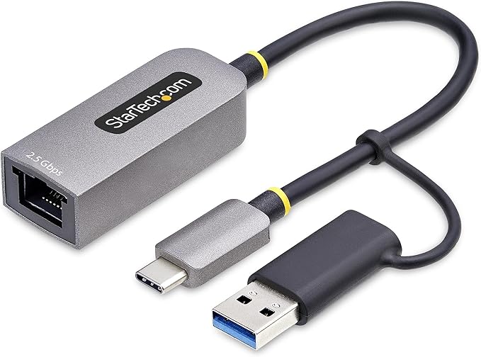 StarTech.com 2.5GbE USB-C to Ethernet Adapter by StarTech