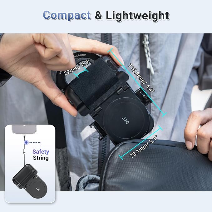 67mm Magnetic Phone Lens Filter Mount + Phone Snap Grip Set - Image 8