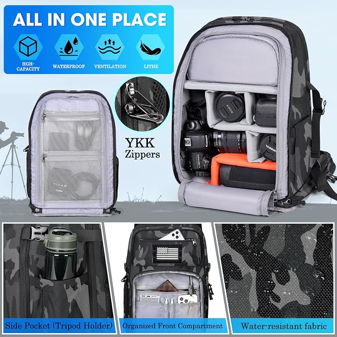 SDYSM Camera Backpack Bag Professional - Image 3