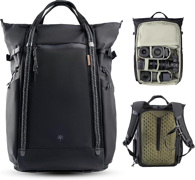 PGYTECH OneGo Roamer Tote Camera Backpack, 25L Water-Resistant Dual Carry Tote by PGYTECH-US