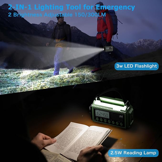 Eoxsmile NOAA Weather Radio 12000mAh - Image 5