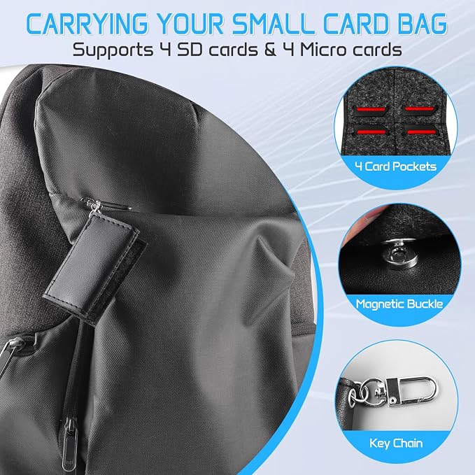 36-Slot Gray Memory Card Case - Image 4