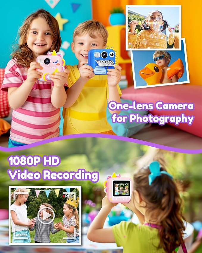 KOKODI Kids Camera Instant Print, Toddler Cameras Christmas Birthday Gifts - Image 5