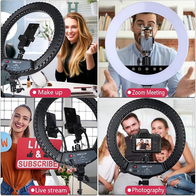 Upgraded 18 inch LED Ring Light - Image 7