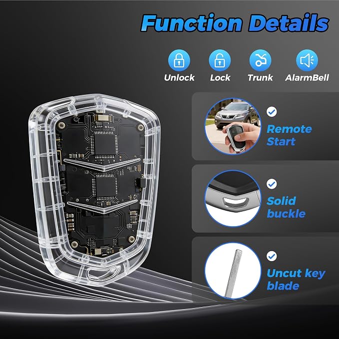 Smart Key Fob 13598516 13510245 433Mhz HYQ2EB Keyless Entry Remote Control - Image 5