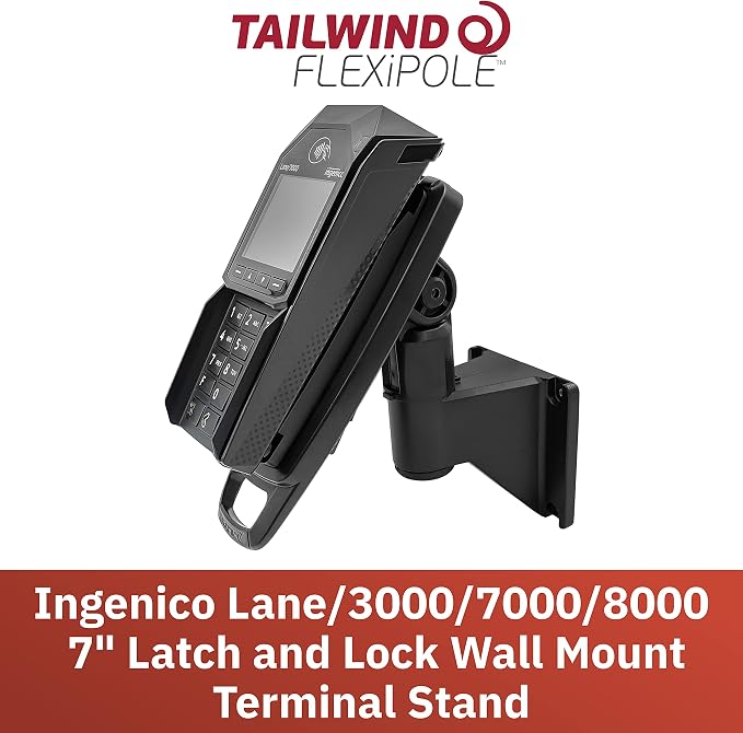 ENS Tailwind Ingenico Lane/3000/7000/8000 7" Latch and Lock Wall Mount Terminal - Image 2