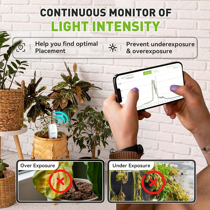 RainPoint 3-in-1 APP Remote Monitoring WiFi Soil Meter - Image 6