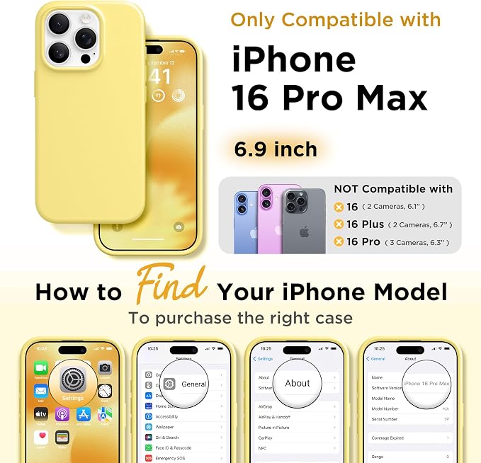 GolbinBox Magnetic for iPhone 16 Pro Max Case, Compatible - Image 2