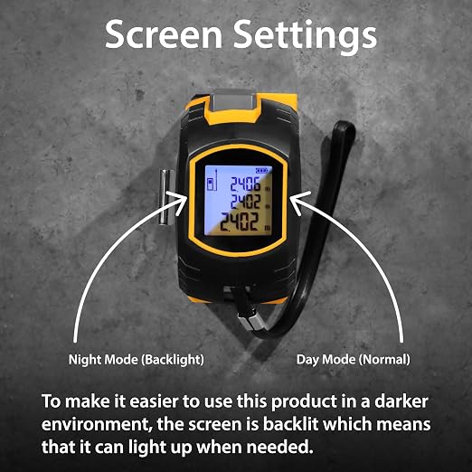3 in 1 Digital Laser Tape Measure | Laser Level Crosshairs | 130ft/40m Laser - Image 6