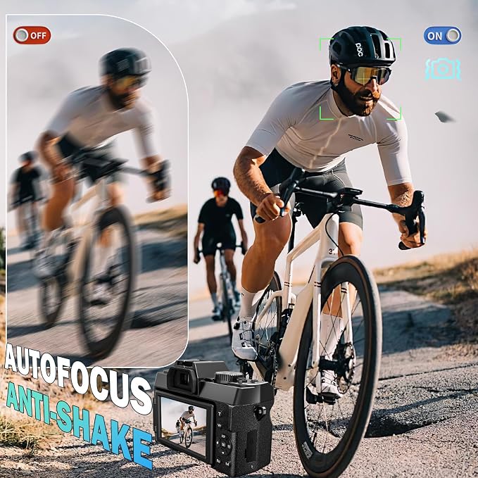 True 5K Digital Camera for Photography, Autofocus & Anti-Shake, 16X Zoom - Image 7