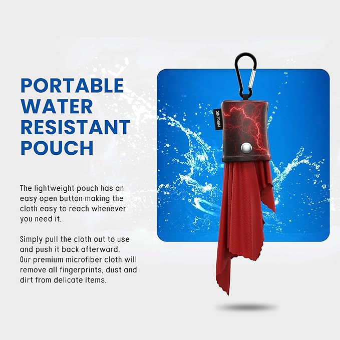 Microfiber Cloth & Glasses Wipes Lens & Glasses Cleaning Cloth - Image 6