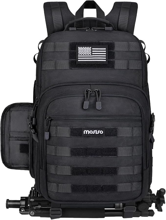 MOSISO Camera Backpack, DSLR/SLR/Mirrorless Tactical Camera Bag Case by MOSISO