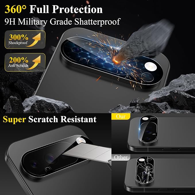 4 Pack Camera Lens Screen Protector Compatible - Image 3