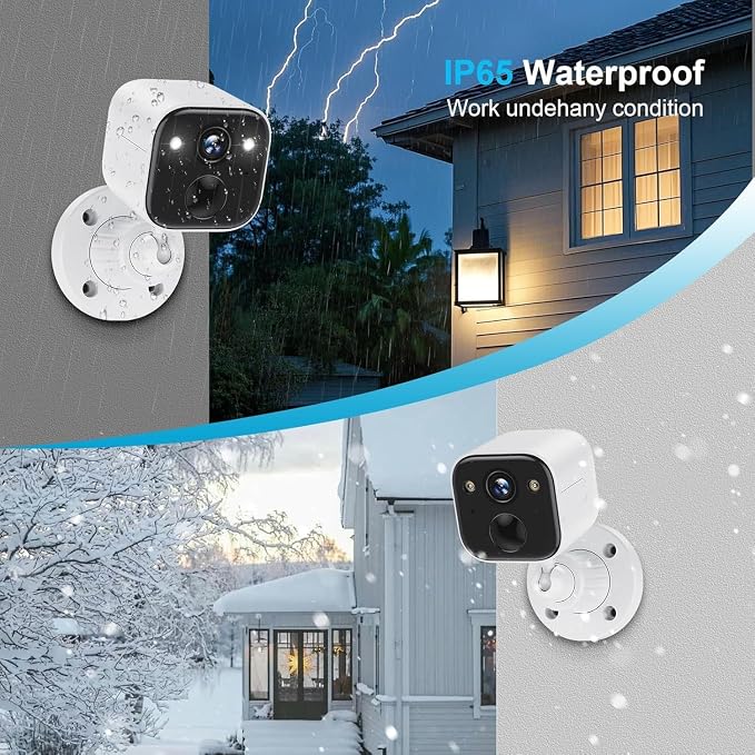 Security Cameras Wireless Outdoor, Battery Powered WiFi Camera - Image 6