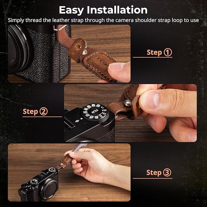 SMALLRIG Rope Camera Neck Shoulder Strap, Adjustable Braided Shoulder Strap - Image 5