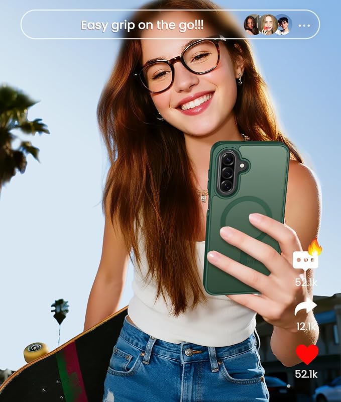 FNTCASE for Galaxy A17/A16 5G Phone Case: for Samsung A17 Cases Matte - Image 8