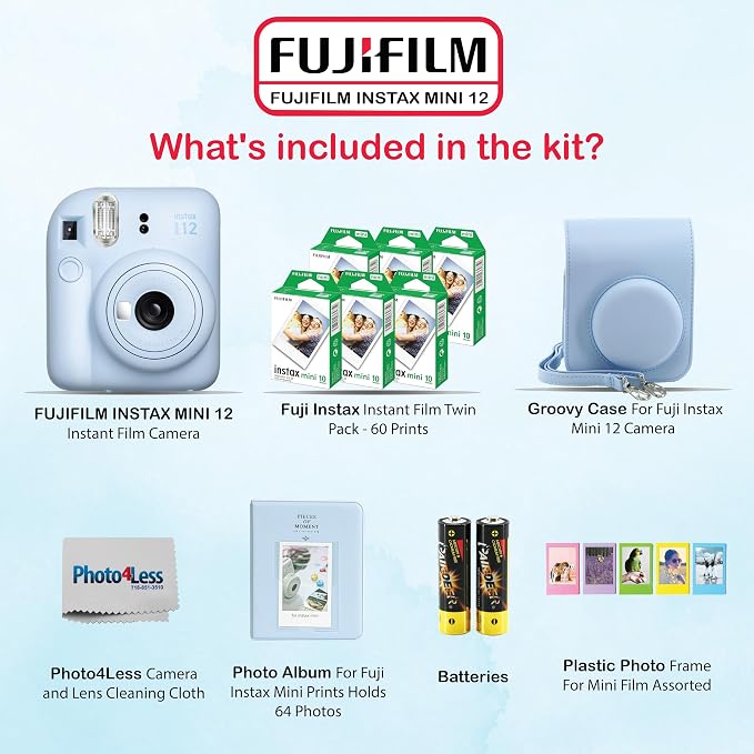 Fujifilm Instax Mini 12 Instant Camera Bundle - Image 2