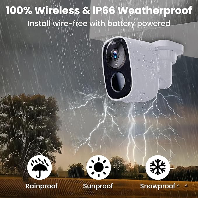 2026 Upgraded 2K Wireless Security Camera - Image 8