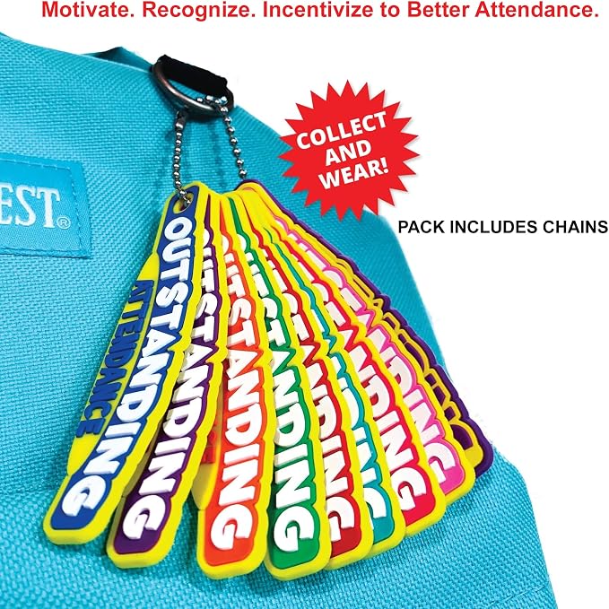 Brag Sticks Outstanding Attendance Value Pack: Wearable Incentives to Increase - Image 3