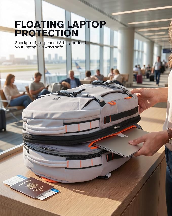 Tolaccea Travel Laptop Backpack - Image 3
