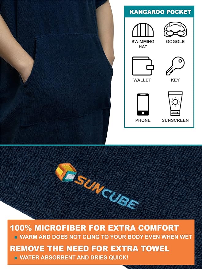 SUN CUBE Surf Poncho Changing Robe - Image 3