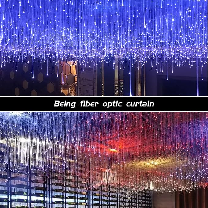 AZIMOM PMMA Plastic 2mm 50m End Glow Fiber Optic Cable Roll - Image 5