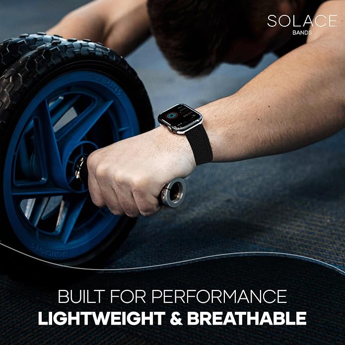 Solace Bands Imperium Adapt Wide Adjustable Nylon Braided Watch Band - Image 6